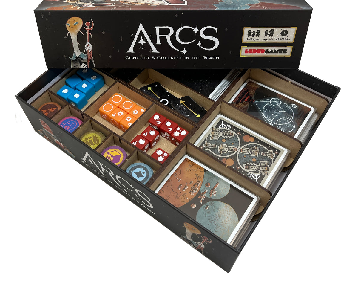 Arcs Board Game Organizer Insert – Wayfarer Creations