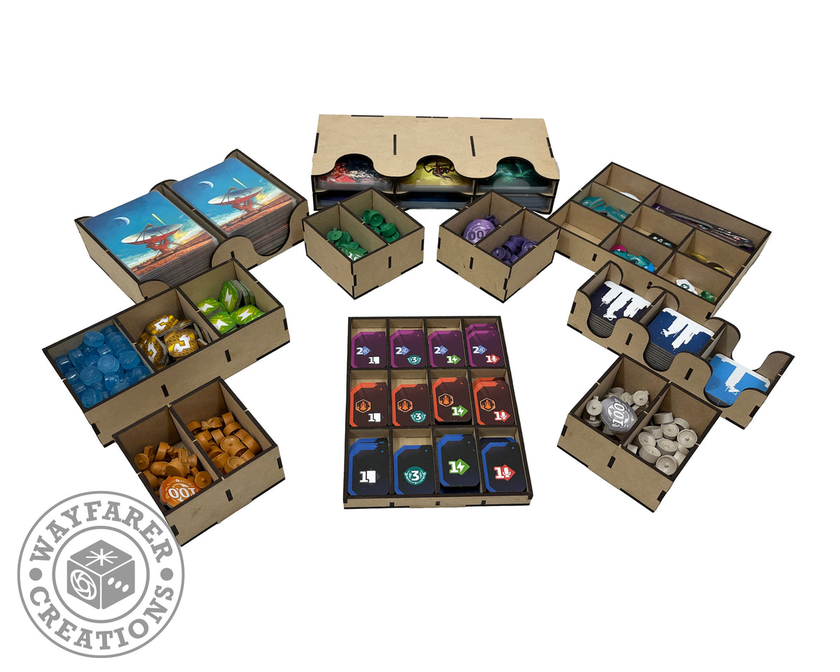 SETI Board Game Organizer Insert Wayfarer Creations SETI Board Game Organizer Insert Wayfarer Creations