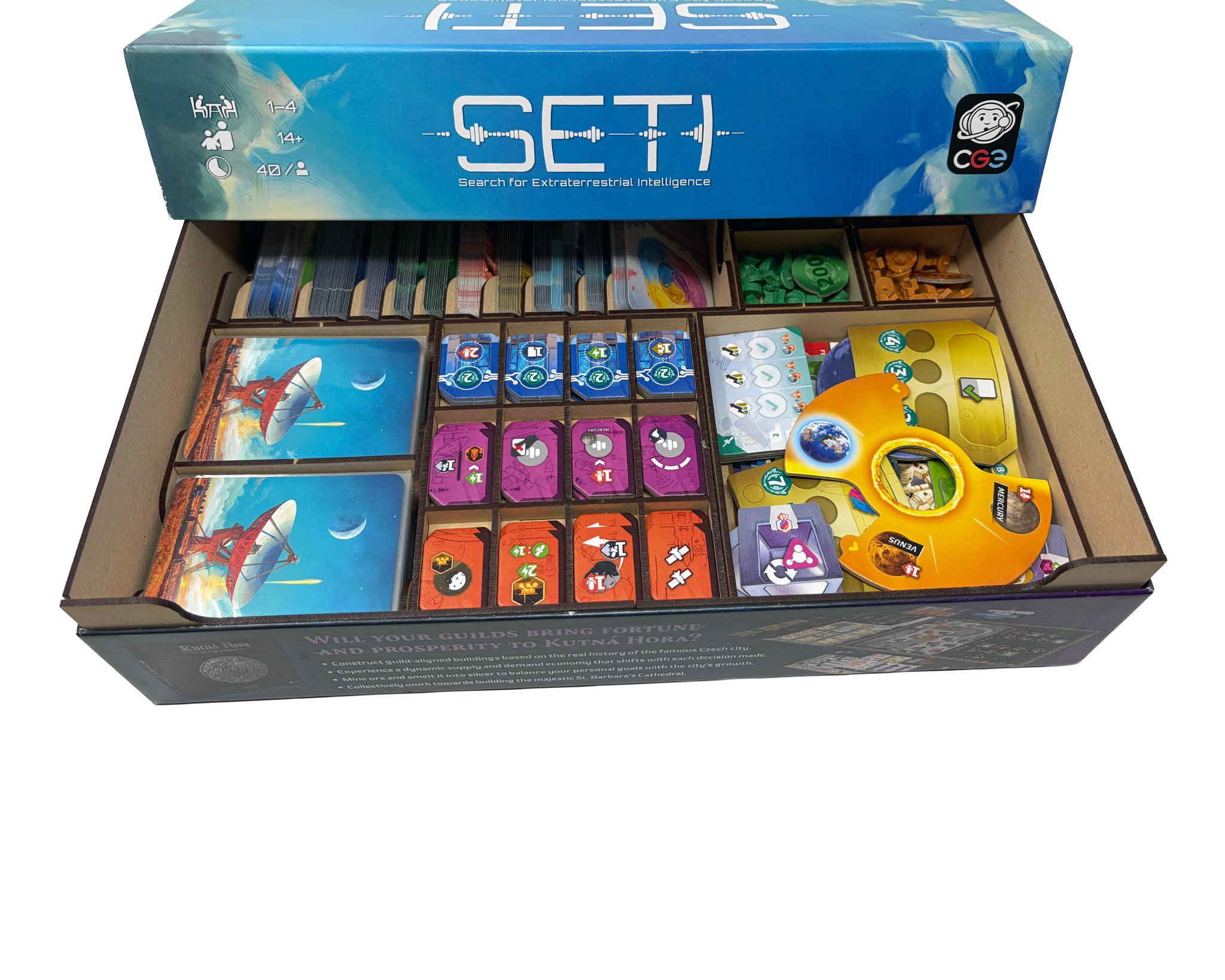 SETI Extended Board Game Organizer Insert – Wayfarer Creations