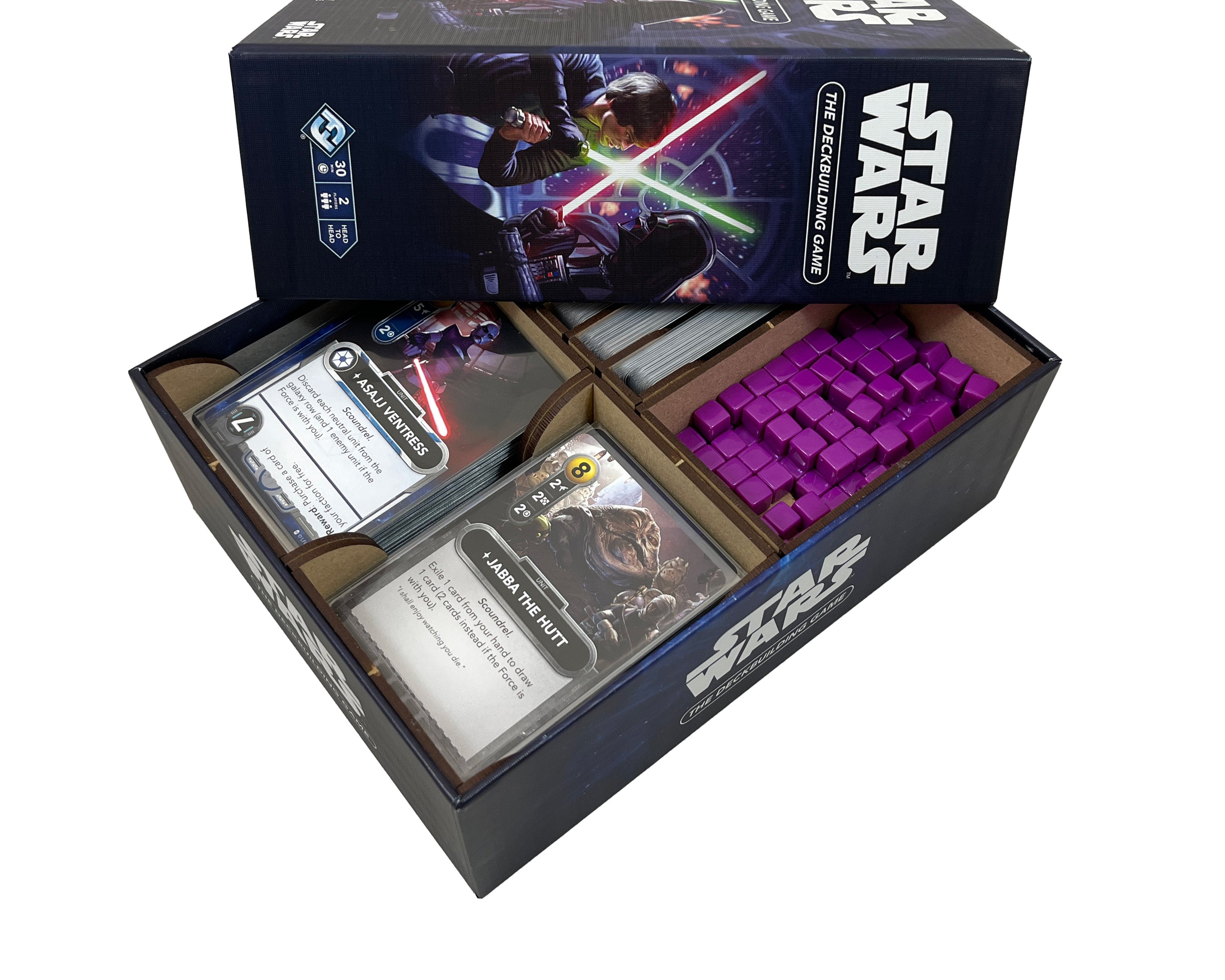 star wars deck building game card sleeves Star Wars: The Deck Building Game Organizer Insert