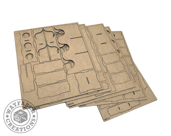 seti board game card sleeves SETI Board Game Organizer Insert – Wayfarer Creations