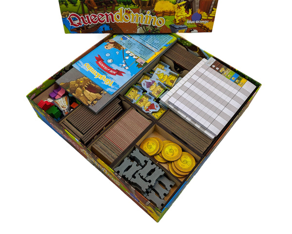 Queendomino Board Game Organizer Insert